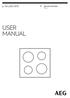 HKL65410FB. Manual de instruções Placa USER MANUAL