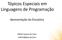 Tópicos Especiais em Linguagens de Programação