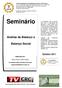 Seminário. Análise de Balanço e. Balanço Social. Outubro Elaborado por: Waldir Antonio Gobbi Augusto