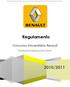 Regulamento. Concurso Universitário Renault. Building the Wheels of the Future