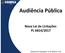 Audiência Pública. Nova Lei de Licitações PL 6814/2017