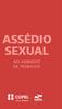 ASSÉDIO SEXUAL NO AMBIENTE DE TRABALHO