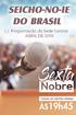 Programação da Sede Central Abril de Gabinete de Marketing e Comunicação Impressão: Argon Gráfica