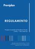 REGULAMENTO. Previplan Sociedade de Previdência Privada CNPB nº