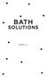 BATH SOLUTIONS. de banho. soluções