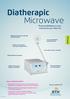 Diatherapic Microwave