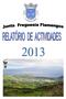 O ano de 2013, o último ano do mandato á frente dos destinos da Junta de Freguesia dos Flamengos, os seus membros tiveram o mesmo empenhamento que