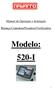 Manual de Operação e Instalação. Balança Contadora/Pesadora/Verificadora. Modelo: 520-I