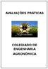 AVALIAÇÕES PRÁTICAS COLEGIADO DE ENGENHARIA AGRONÔMICA