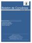 Boletim de Convênios Volume 43/edição 1 - junho de 2018