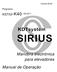 Carlos Silva. Programa KST03-K40 / KDTsystem. Manobra electrónica para elevadores. Manual de Operação