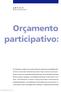 Orçamento participativo: