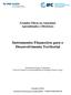 Instrumentos Financeiros para o Desenvolvimento Territorial
