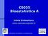 CE055 Bioestatística A