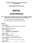 CENTRO DE SERVIÇOS DE LOGÍSTICA RECIFE (PE) CSL RECIFE (PE) CONCORRÊNCIA Nº 2009/16567 (7420) EDITAL CONCORRÊNCIA