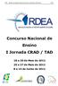 Concurso Nacional de Ensino I Jornada CRAD /