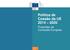 Política de. Coesão da UE Propostas da Comissão Europeia. Política de. coesão