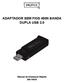 ADAPTADOR SEM FIOS 450N BANDA DUPLA USB 2.0