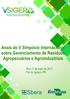 Anais do V Simpósio Internacional sobre Gerenciamento de Resíduos Agropecuários e Agroindustriais. 09 a 11 de maio de 2017 Foz do Iguaçu, PR.