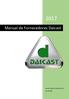 Manual de Fornecedores Daicast