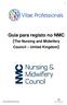 Guia para registo no NMC (The Nursing and Midwifery Council United Kingdom)