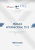 MÓDULO INTERNACIONAL 2015