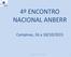 4º ENCONTRO NACIONAL ANBERR