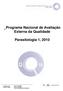 _Programa Nacional de Avaliação Externa da Qualidade. Parasitologia 1, 2010