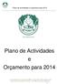 Plano de Actividades e Orçamento para 2014