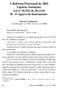 A Reforma Processual de 2002 Ligeiras Anotações Lei nº , de II - O Agravo de Instrumento