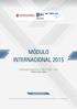 MÓDULO INTERNACIONAL 2015