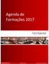 Agenda de Formações 2017