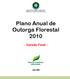 Plano Anual de Outorga Florestal 2010