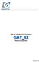 Relé de Transferência Automática GAT_02. Manual de instalação Revisão 06 de 19 de Dezembro de 2013 MGBR21110