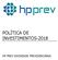 POLÍTICA DE INVESTIMENTOS-2018 HP PREV SOCIEDADE PREVIDENCIÁRIA