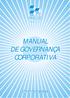 MANUAL DE GOVERNANÇA CORPORATIVA