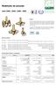 Redutoras de pressão. série /18 P. substitui catálogo 01026/03 P. Função