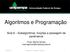 Algoritmos e Programação