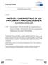 PARECER FUNDAMENTADO DE UM PARLAMENTO NACIONAL SOBRE A SUBSIDIARIEDADE