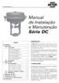 Manual de Instalação e Manutenção Série DC