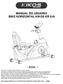 MANUAL DO USUÁRIO BIKE HORIZONTAL KIKOS KR 9.6i
