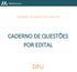 CADERNO DE QUESTÕES POR EDITAL