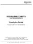 SEGURO PRESTAMISTA CARTÃO DE CRÉDITO. Condições Gerais