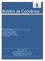 Boletim de Convênios Volume 44/edição 1 - julho de 2018