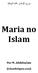 Maria no Islam. Por M. Abdulsalam. (IslamReligion.com)