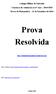 Colégio Militar de Salvador Concurso de Admissão ao 6º Ano 2014/2015 Prova de Matemática 21 de Setembro de Prova Resolvida