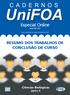 Especial Online RESUMO DOS TRABALHOS DE CONCLUSÃO DE CURSO. Ciências Biológicas ISSN