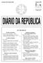 DIÁRIO DA REPÚBLICA I A SUMÁRIO. Sexta-feira, 8 de Novembro de 2002 Número 258. Presidência da República