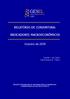 RELATÓRIO DE CONJUNTURA: INDICADORES MACROECONÔMICOS