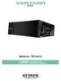 SERIES MANUAL TÉCNICO L208D. Compact High Power Vertical Array Loudspeaker